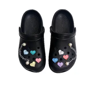 10pcs-star Shoe Charms, Star & Heart Designs, Compatible with Crocs Clogs & Sandals, Cute DIY Shoe Decor Accessories for Girls, Party Favor Gifts