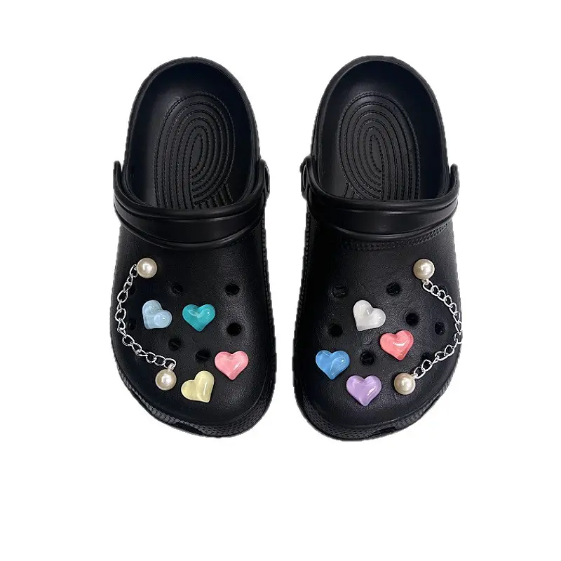 10pcs-star Shoe Charms, Star & Heart Designs, Compatible with Crocs Clogs & Sandals, Cute DIY Shoe Decor Accessories for Girls, Party Favor Gifts, Cute Shoe Decorations, Shoe Embellishment Set