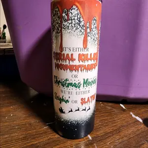 halloween/christmas tumbler