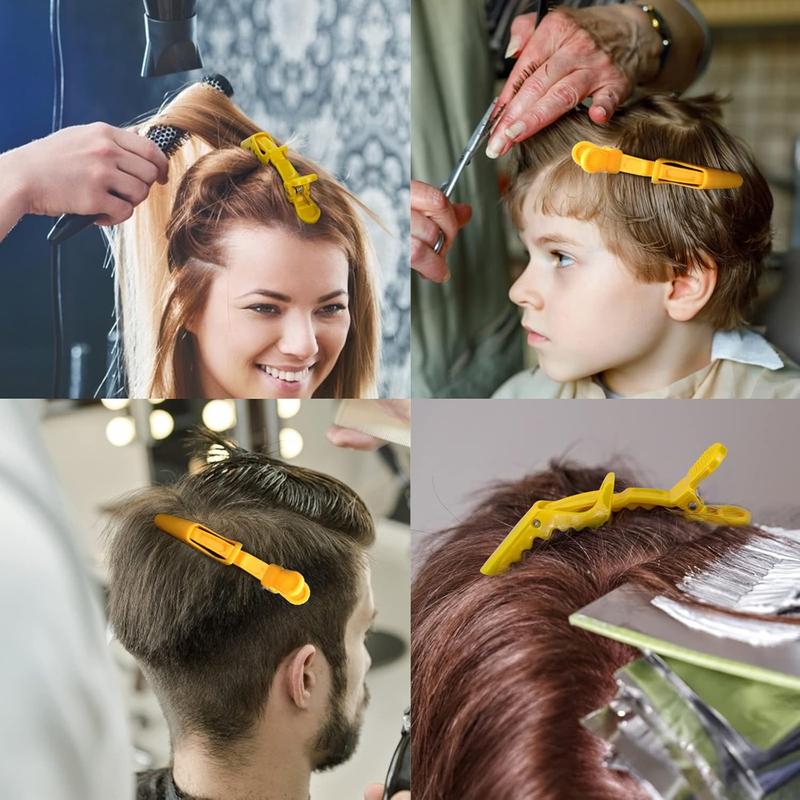 7Pcs Hair Clips for Styling Sectioning - Wide Teeth Double Hinged Design Professional Salon Quality Alligator Hair Clips