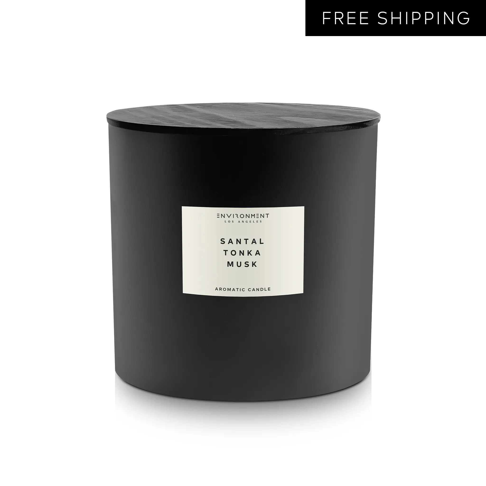 ENVIRONMENT Inspired by 5-Star Hotels 1HT Candle, 55oz Luxury Coconut Apricot Wax Candles for Home (Santal | Tonka | Musk) Home Fragrance Products, 4 Wick Candle, Vegan & Cruelty-Free