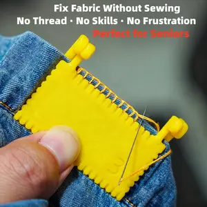 Auto Threader for 3mm & 4mm Needles - One Second Threader Tool for Artisans Seamless Stitching Sewing Supplies Crafts Gift for Mom