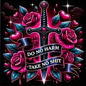 Rose & Sword Pattern DIY Diamond Arts Colorful Painting Kit without Frame, DIY 5D Diamond Arts Colorful Painting Kit, Wall Art Decor for Home, Diamond Art Tools, Diamond Painting Kits