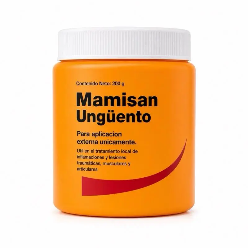 Mamisan Herbal Topical Ointment-Lotion for Adults, 200g - Traditional External-Use Balm for Joint and Muscle Pain Relief, Massage