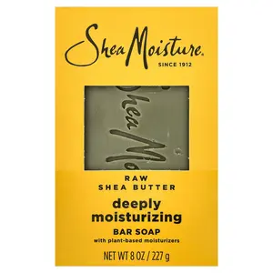 SheaMoisture Raw Shea Butter Bar Soap, Deeply Moisturizing, 8 oz (227 g) SheaMoisture Raw Shea Butter Bar Soap, Deeply Moisturizing, 8 oz (227 g)