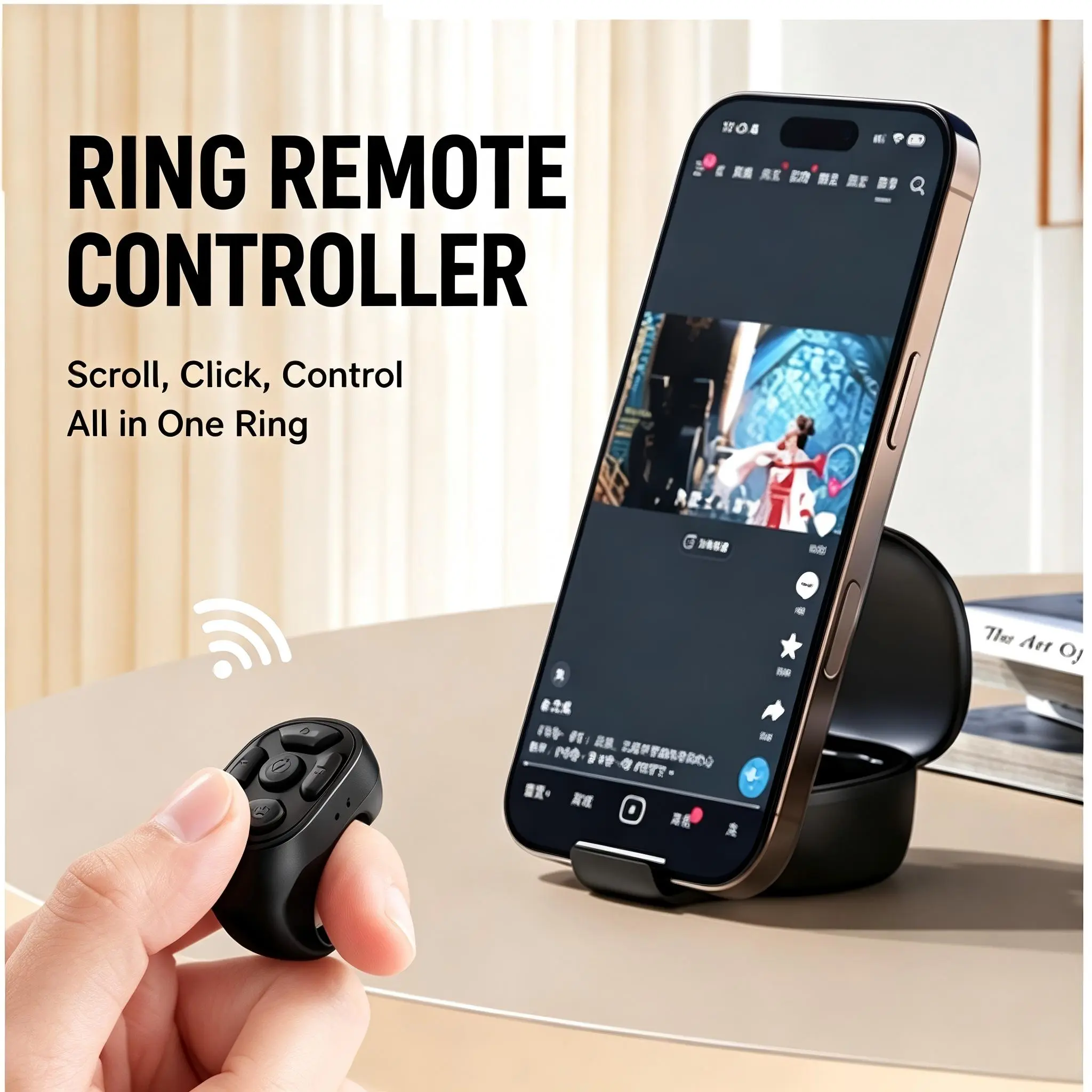fingertips bluetoothcontrol page scroll  smartcontrol lazytool remotecontrol tablelet phone ebook control shortcut tips Selfie Smartphone Cellphone Cellphone Cellphone Electronic Gadgets Tablet