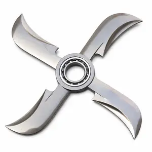 Ninja Shuriken Fidget Spinner - Metal Alloy EDC Stress Relief Toy, Anime Style Flying Blade Spin Gadget for Focus & Anxiety Relief