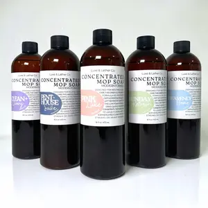 Luxe Mop Soap Floor Cleaner Concentrated Solution Scent Variety Low-Foam Quick-Drying Formula for Everyday Use