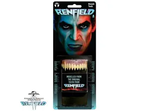 Dracula Teeth FX - Adults - Renfield Vampire Fangs Halloween - Costume Accessories