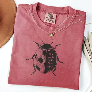 Comfort Colors The Last Of The Bugs Shirt, N0ah Kahan Lady Bugs T Shirt, The Great Divide Tour Tee, Kahan Great Divide Concert Merch Outfit , Unisex Fitted Short Sleeve Tee, Classic Streetwear