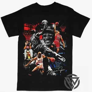 J0Rd4N T-Shirt For Men Women For Fans Unisex Casual Streetswear Top Chicago Bulls Nb4 Basketball Bred 1 3 11 (Legacy)