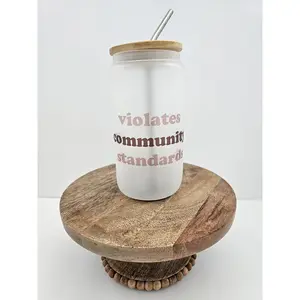 Violates Community Standards Drinking Glass