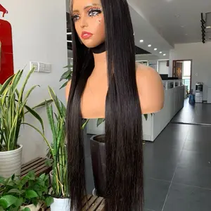 Black Straight Wig - Long Length, Thick Hair, Perfect for All Seasons, Ideal for Stylish Looks