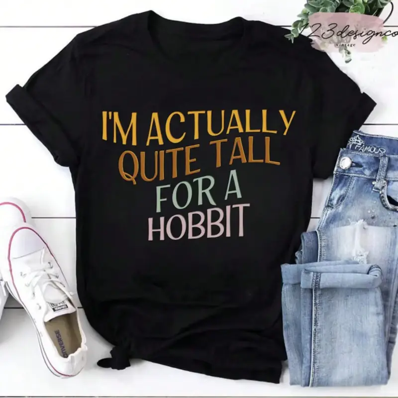 Men's Pure Cotton Graphic T-Shirt, Casual Baggy Loose-Fit Style with Round Neck and Short Sleeves, New Year