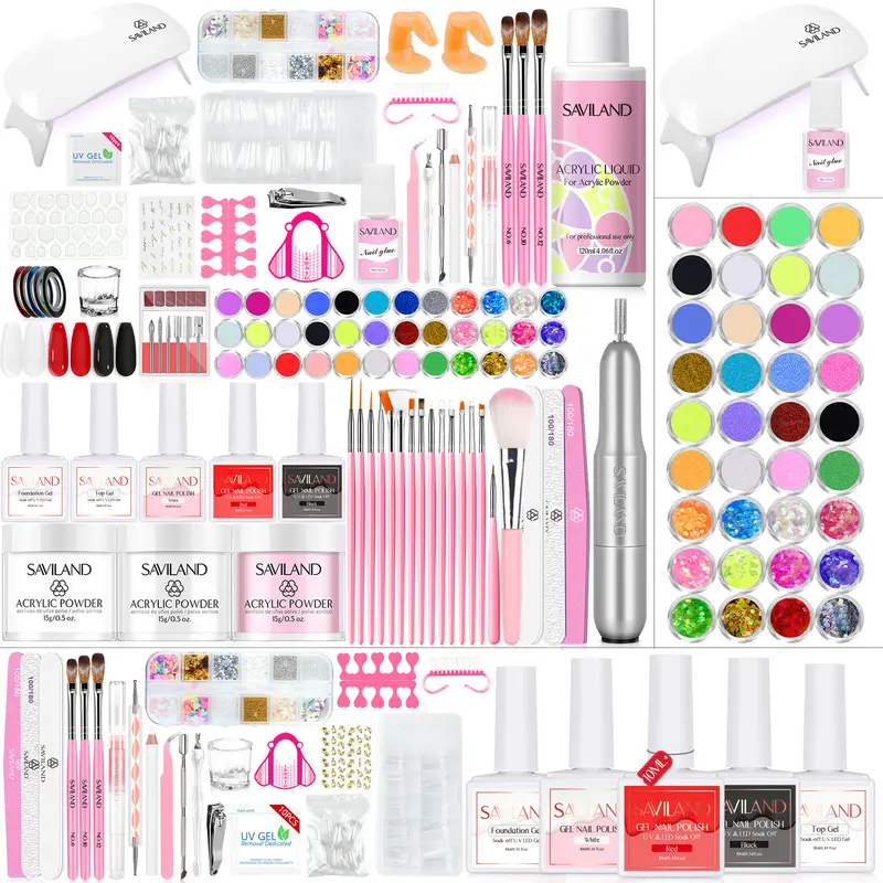 Acrylic Nail Kit with UV Light-690_04