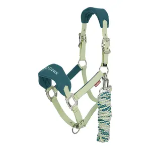 IT08334 LeMieux Vogue Headcollar Halter & Lead Rope Set - Macaron