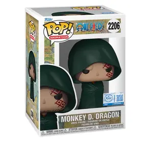 Funko Pop! Monkey D. Dragon #2206 (One Piece) Vinyl Figure - Anime Fan - Collectible Figurine pop animation