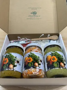 Le Bon Goût Haitian Epis Gift Box – Caribbean Green, Meat & Pikliz Seasoning Set with Wooden Spoon & Digital Thermometer for Authentic Flavor