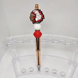 Native American Indian Bling and Beaded Pen- Black Ink ideal gift