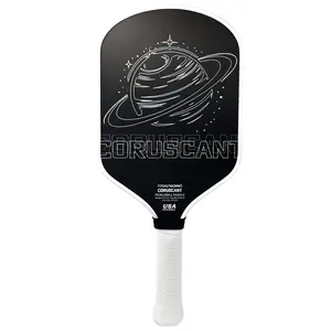 USA Pickleball racket Paddle Raw T700 Carbon Fiber Surface (CFS) High Grit & Spin With Reinforced Honeycomb Polymer Core Ultimate Spin & Consistency Ideal For Novice And Professional Players