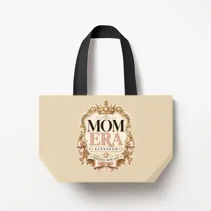 Mom Era Elevated Premium Canvas Tote Bag