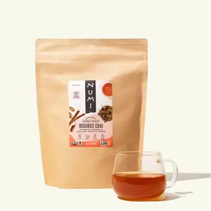 Numi Rooibos Chai Loose Leaf Tea with Cinnamon Ginger Cloves & Cardamom, 200 Cups
