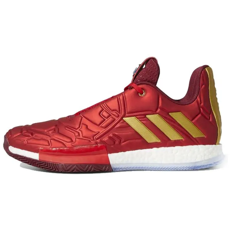 Adidas Marvel X Harden Vol. 3 Heroes Among Us Iron Men's' Low Top Basketball Shoes Men's Red EF2397