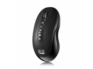 Adesso Air Mouse Wireless Multifunctional Desktop Presenter Mouse With Laser Pointer iMouse P40