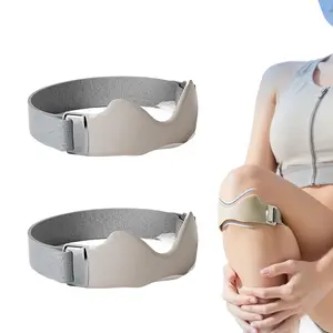 Knee Brace for Women , silicone Patellar Tendon Strap for Knee Pain, Adjustable Non-slip Sport support Band for Running, Hiking Gym, Basketball, Tennis - Men & Women