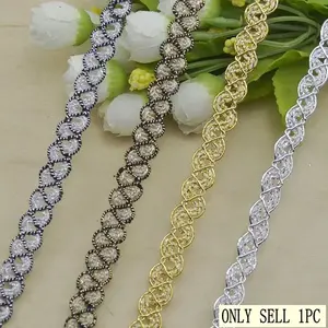 New 5meters/16.4ft Handmade Fabric Wedding Dress DIY Craft High-Quality Dress Polyester Trim, Perfect for Special Occasions
