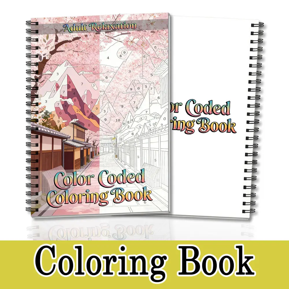 Adult Color by Number Activity Coloring Book, Arts Crafts, 30 Thick Pages, Single Sided Printing, Stress Relief, Relaxation, Calm Mind, Enhance Focus, Ideal Gift for Easter, Women's Day, Labor Day, Mother's Day, Birthdays & Couples