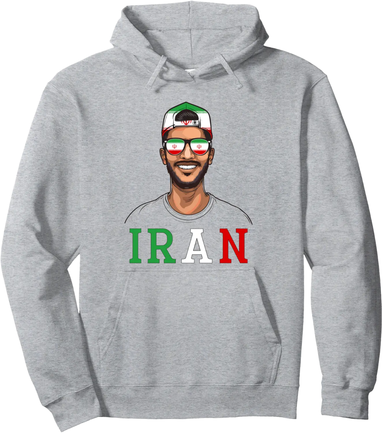 Iranian Flag Souvenirs Man Uniform Country Iran Pullover Hoodie - Hufsakha Shop 26B0DDKP1FMY