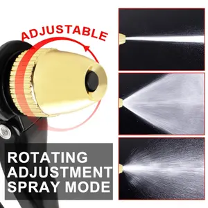 Adjustable High Pressure Car Wash Gun Garden Hose Nozzle, Powerful Sprayer for Pet Cleaning, Plant Irrigation, Durable and Easy to Use