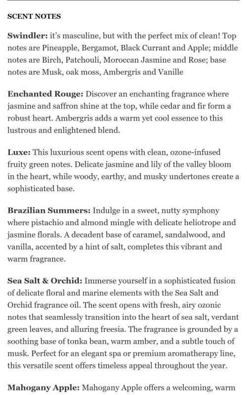 Scented Diffuser Oil Scented Diffuser Oil