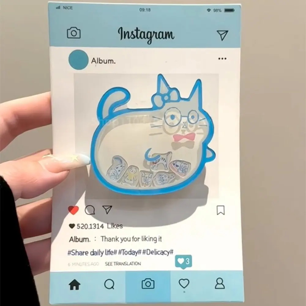 Funny Cartoon Quicksand Shake Puppy GripTok Grip tok Bracket For iPhone 15 16 Universal Phone Ring Holder Support Phone Stand