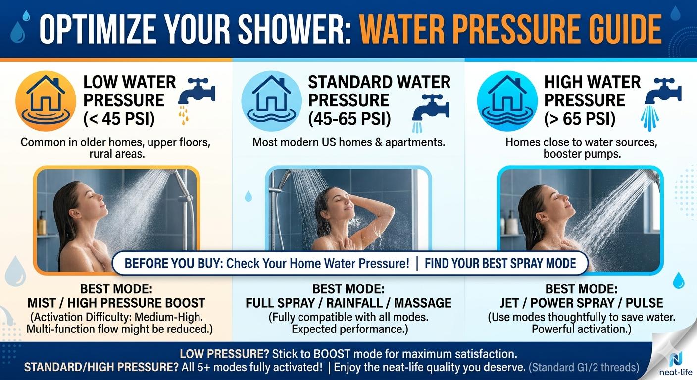 Powerful 6-Mode Handheld Shower Head High Pressure Water Spray with Rainfall Massage Pulse Spray Hybrid Bubble Patterns Premium ABS Material Wall Mount Showerhead Modern Bathroom Upgrade Ideal Summer Shower Accessory Perfect Holiday Gift Powerful 6-Mode Handheld Shower Head High Pressure Water Spray with Rainfall Massage Pulse Spray Hybrid Bubble Patterns Premium ABS Material Wall Mount Showerhead Modern Bathroom Upgrade Ideal Summer Shower Accessory Perfect Holiday Gift