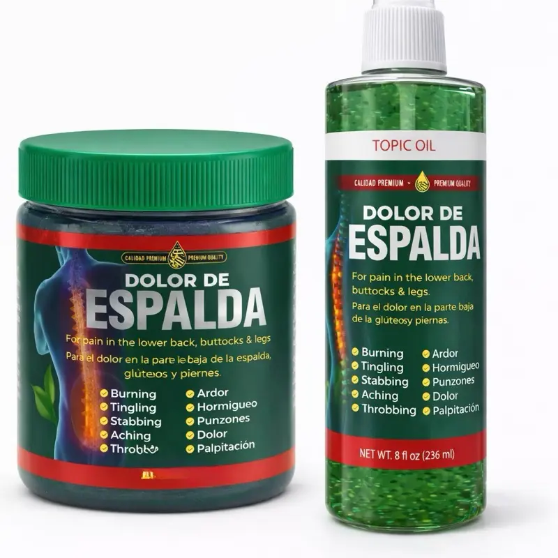 (Cream + Oil)  Dolor de Espalda pomada muscular   aceite  + Arnica Dolor Espalda Balsamo extra fuerte cream aceite oil  Arnica Massage oil  – 125g  | Soothing Full-Body Care pomada de árnica con diclofenaco y naproxeno Cosmetic