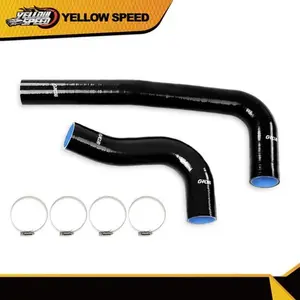 Radiator Silicone Hose Fit For 03-10 Dodge Ram 5.9L/6.7L Cummins Diesel Black