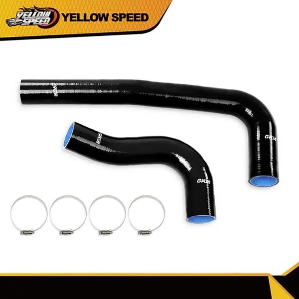 ALLGOOD Radiator Silicone Hose Fit For 03-10 Dodge Ram 5.9L/6.7L Cummins Diesel Black