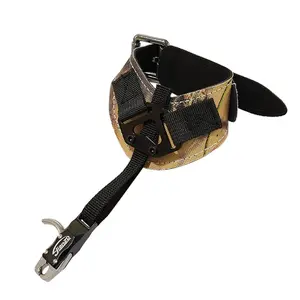 Archery Compound  camo color Bow Release Aids Trigger 360° Adjustable Wristband Release Aids for Adults Youth  Hunting Shooting