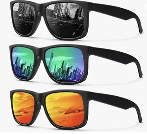 (Set of 3) Polarized Sunglasses for Men and Women, Retro Style, UV Protection for Outdoor Activities like Fishing and Driving