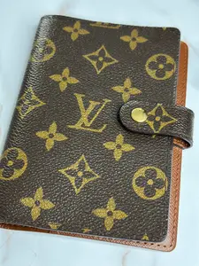 Pre-owned Louis Vuitton canvas Small Leather Goods Monogram Agenda PM
