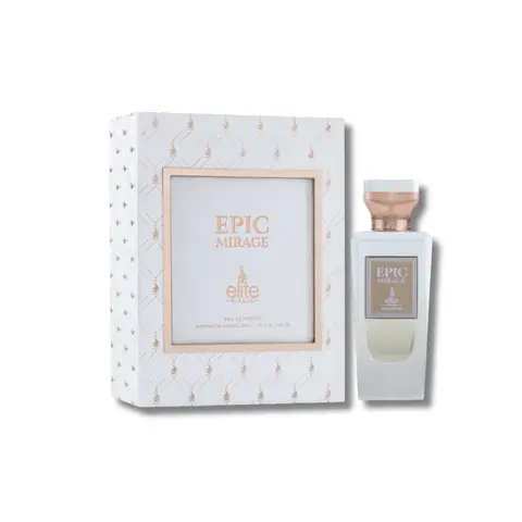 Glam Essence Cosmetics Risala Elite Epic Mirage Women's Eau De Parfum - 3.4 fl oz (3-3.9 fl oz), Luxurious Vanilla Arabian Floral Fruity Sweet Woody Fragrances, Aroma Boosting Elixir, Scent Layering, Standalone Use, Adult-Focused