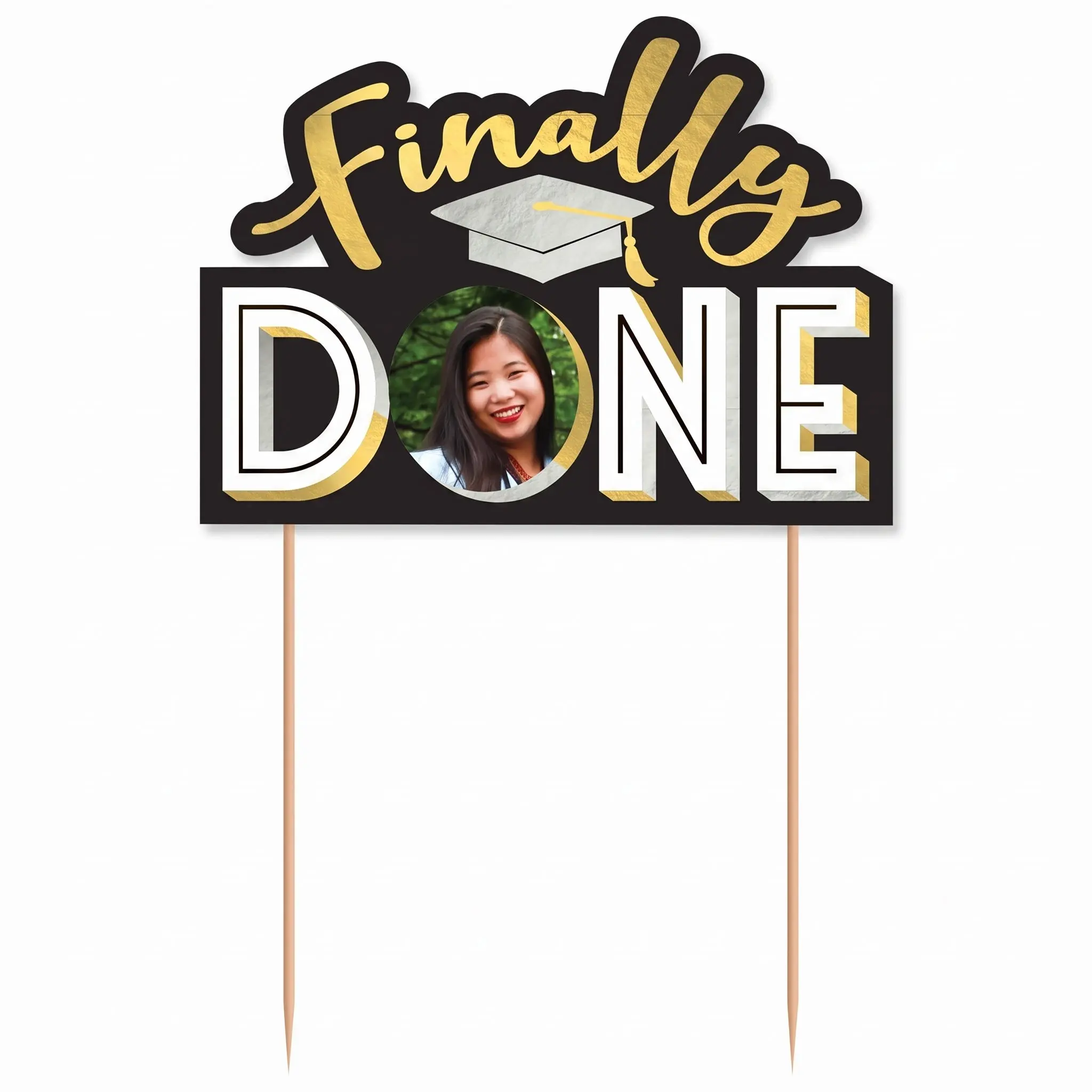 Graduation Photo Frame Cake Topper