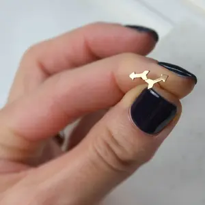 Small Gold Arrow Post Earrings