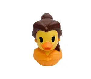 Beauty PrincessThemed Yellow Gold Rubber Duck Ducks - Costume Dress Up Ducking Gift - Individual -