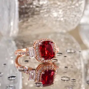 Adjustable Promise Ring with Velvet Heart-Shaped Gift Box – Jewelry Gift Set for Women, Perfect for Mom, Wife, Girlfriend, Sister, Grandma – Birthday, Anniversary, Valentine’s Day, Christmas, Halloween