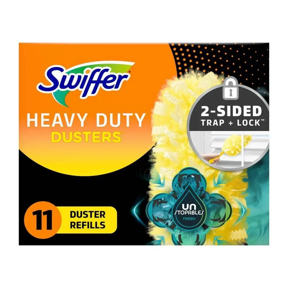 360 Unstopables Multi-Surface Heavy-Duty Fresh Scent Microfiber Duster (11 Refills)