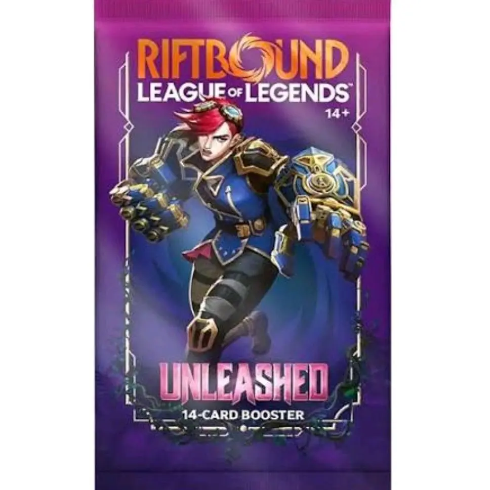RiftBound Trading Card Game Unleashed Booster Pack (RIPPED LIVE)