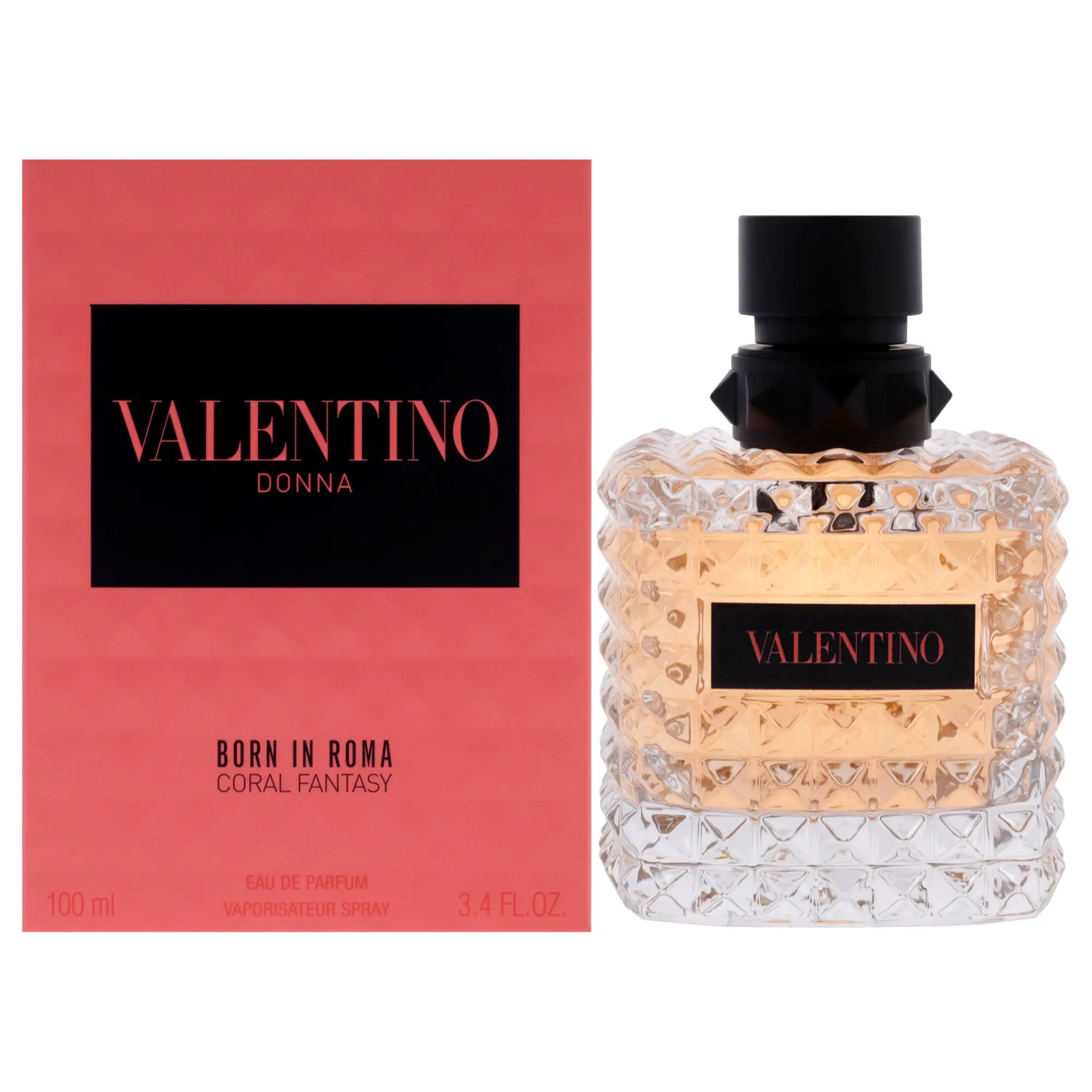 VALENTINO Donna Born in Roma Coral Fantasy Women's 3.4 oz EDP Spray, Fresh Fragrance Tailored for Women